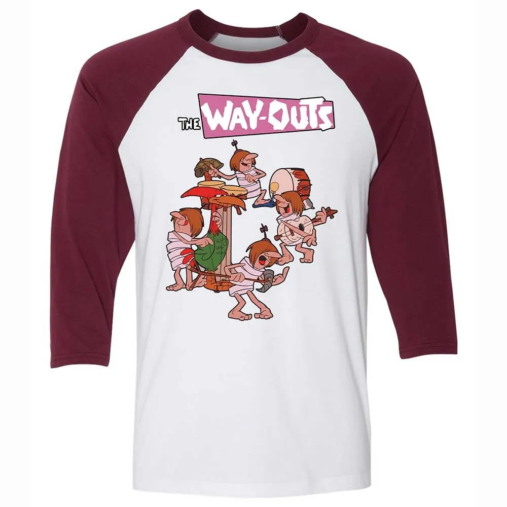 The Way-Outs Groovy 60's - White/Maroon - 7