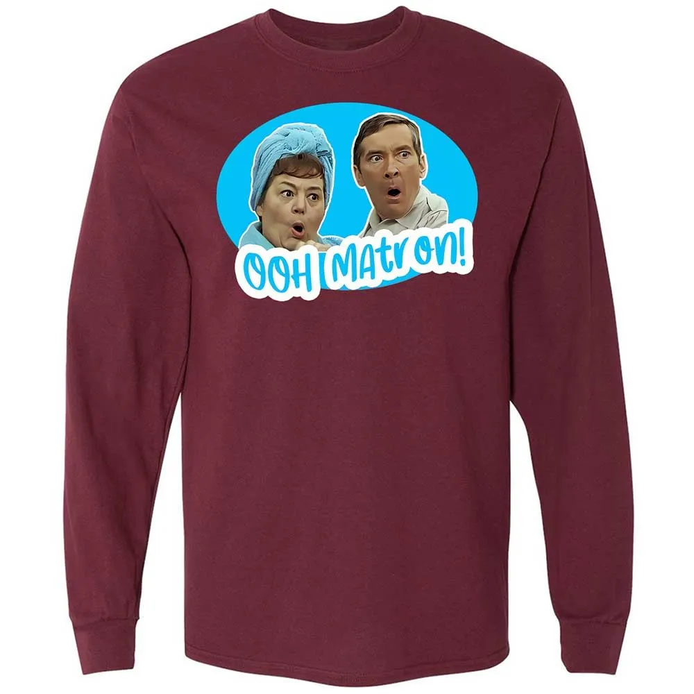 Long Sleeve T-Shirt - 7JTTZDYW - Maroon - 16