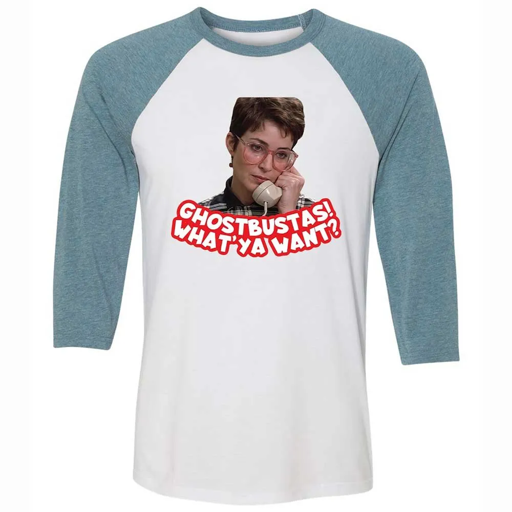 Unisex 3/4 Baseball Tee - GY5ZHZWZ - White/Denim - 3