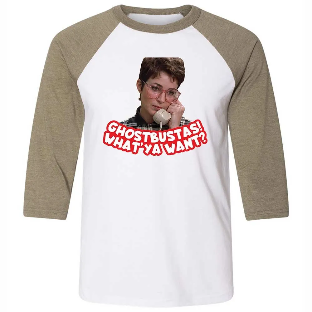 Unisex 3/4 Baseball Tee - GY5ZHZWZ - White/Heather Olive - 4