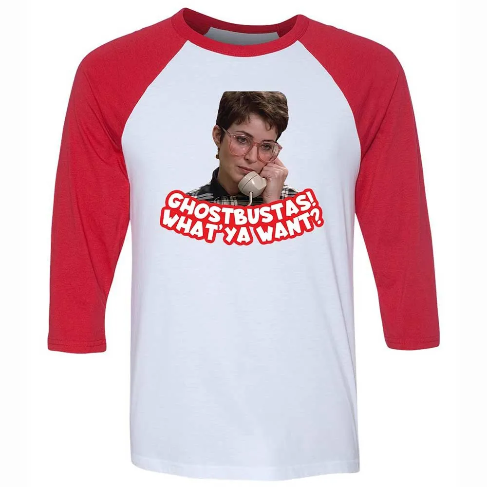 Unisex 3/4 Baseball Tee - GY5ZHZWZ - White/Red - 9