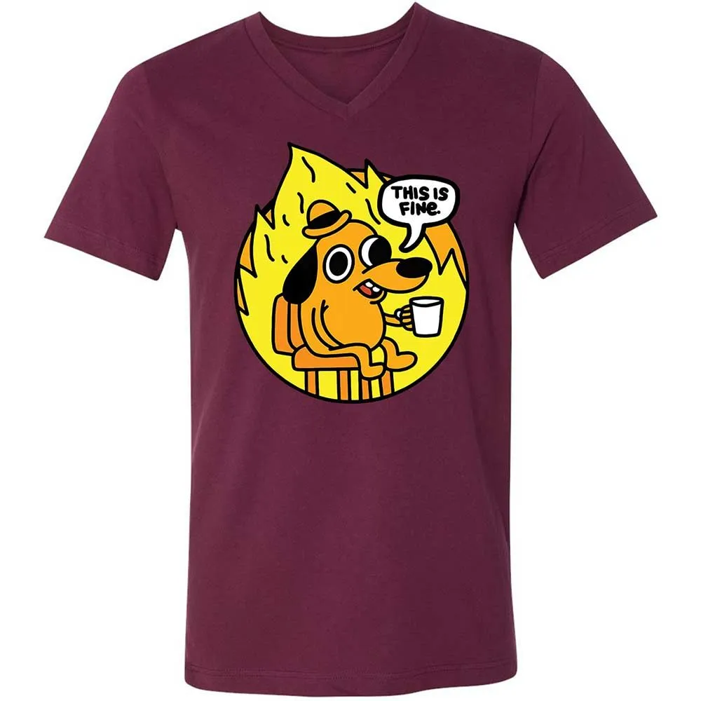 This is Fine - Maroon - 14