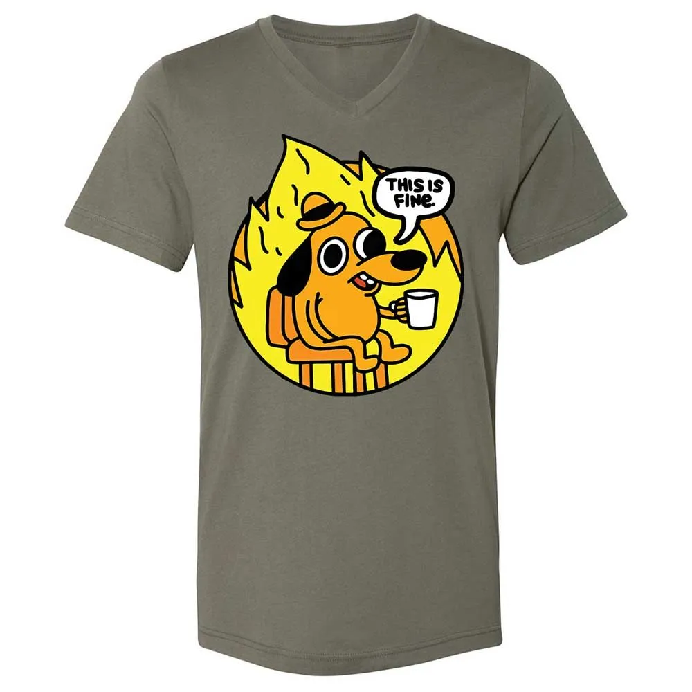This is Fine - Military Green - 15