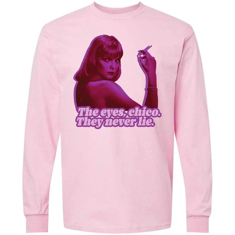 Long Sleeve T-Shirt - KZ3UFQFC - Light Pink - 6