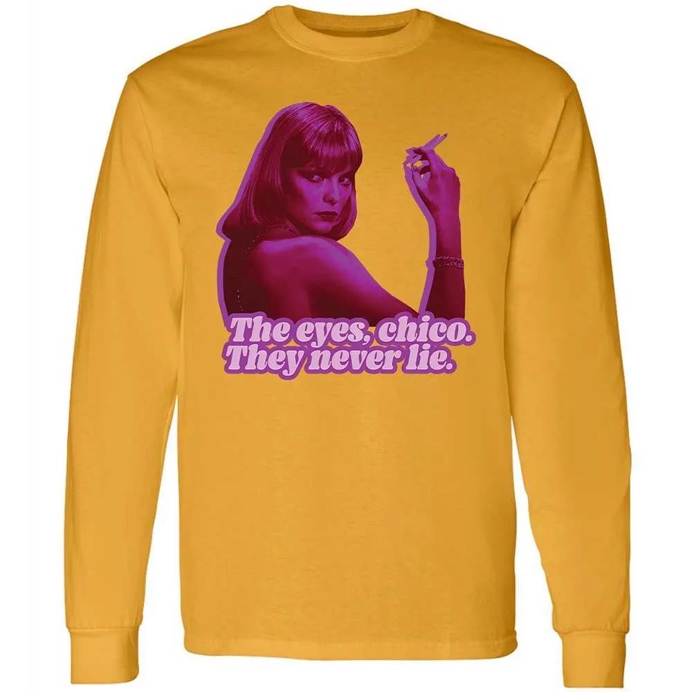 Long Sleeve T-Shirt - KZ3UFQFC - Gold - 10
