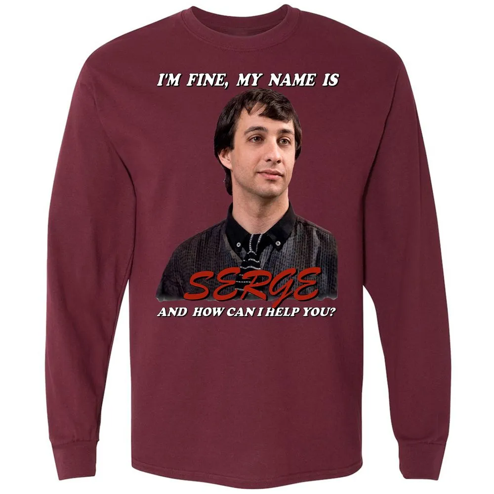 Long Sleeve T-Shirt - RL3NL6KP - Maroon - 16
