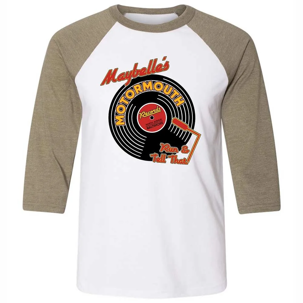 Maybelle's Motormouth Records - White/Heather Olive - 4
