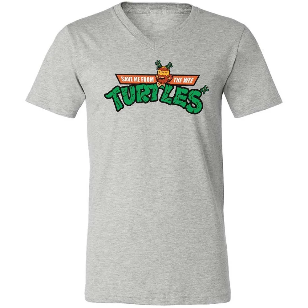 Save Me From The Wee Turtles - Athletic Heather - 2