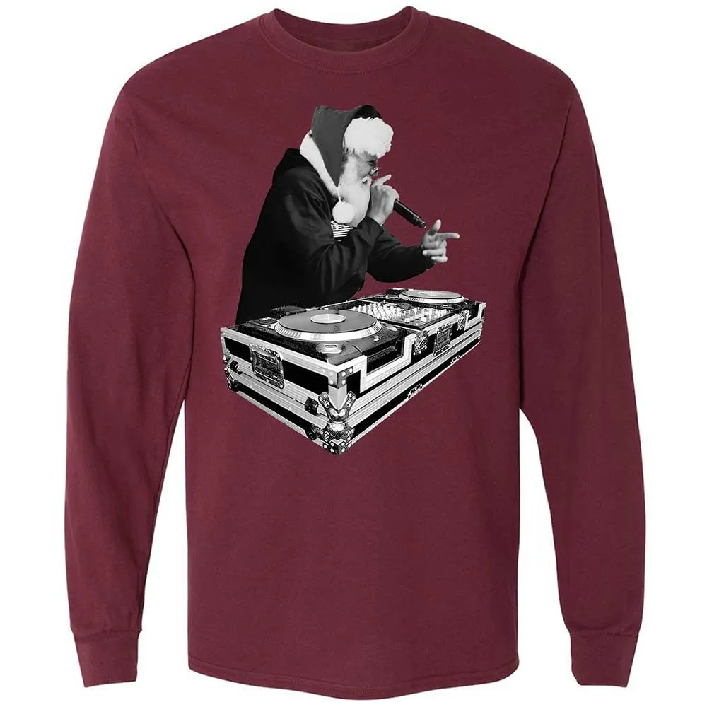 Dj Santa Claus - Maroon - 16