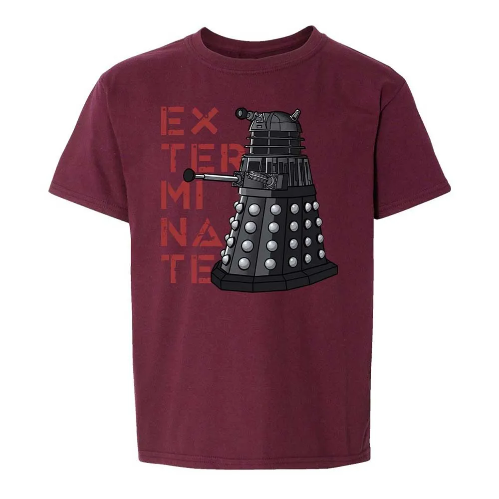 Dalek Exterminate - Maroon - 19