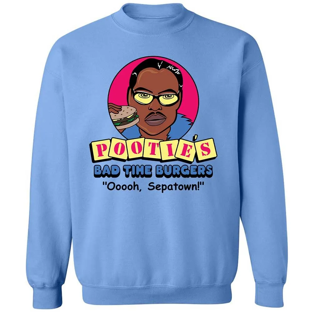 Pootie's Bad Time Burgers - Carolina Blue - 5