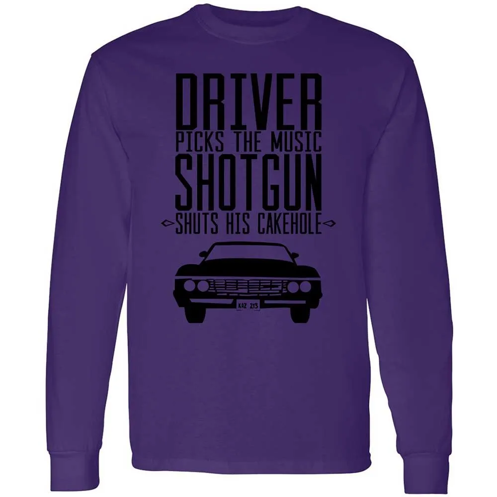 Long Sleeve T-Shirt - 7H8TGTXD - Purple - 9