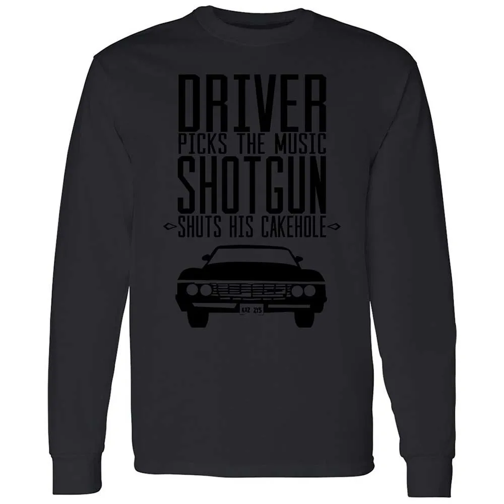 Long Sleeve T-Shirt - 7H8TGTXD - Black - 12