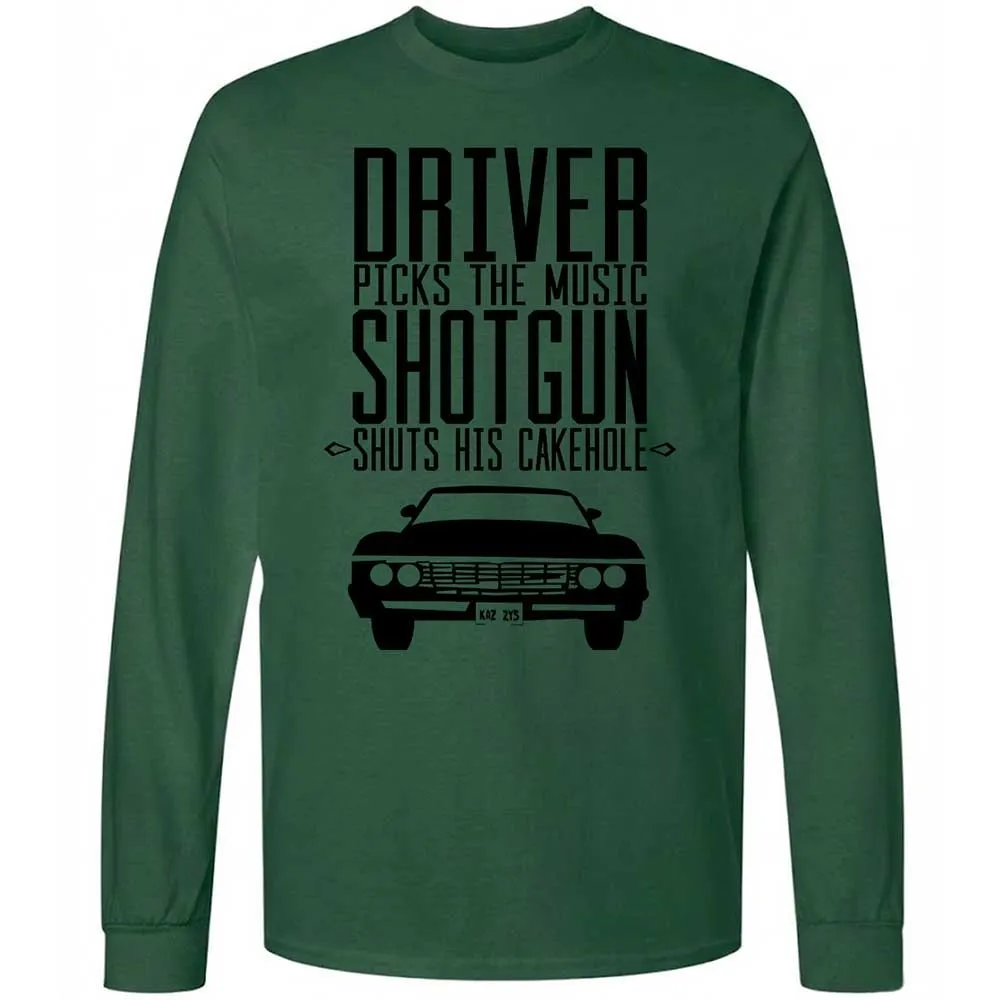 Long Sleeve T-Shirt - 7H8TGTXD - Forest Green - 14