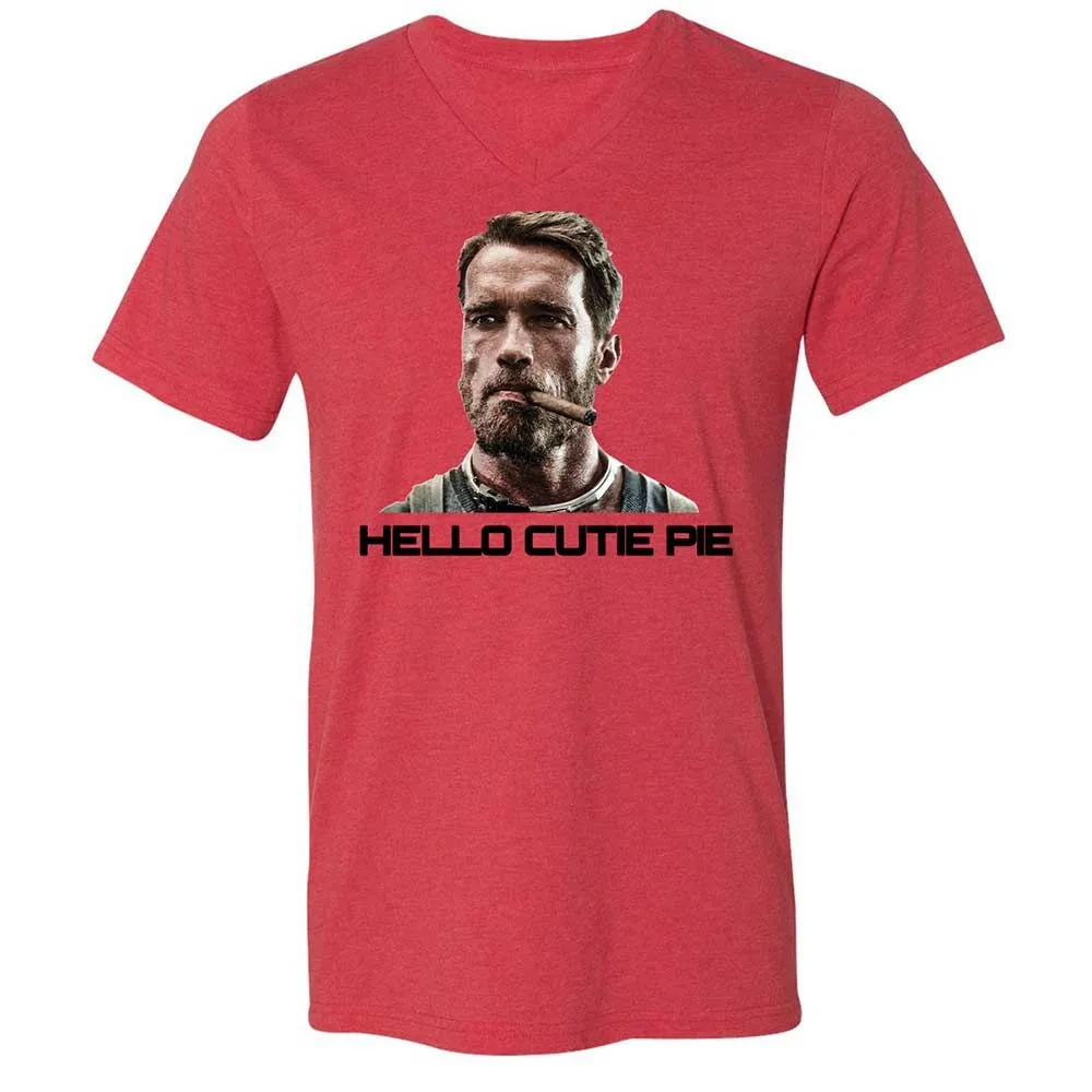 Hello Cutie Pie - Heather Red - 6