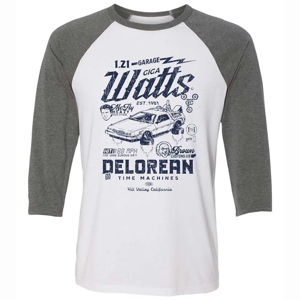 Unisex 3/4 Baseball Tee - ZZHL6CL8 - White/Deep Heather - 11