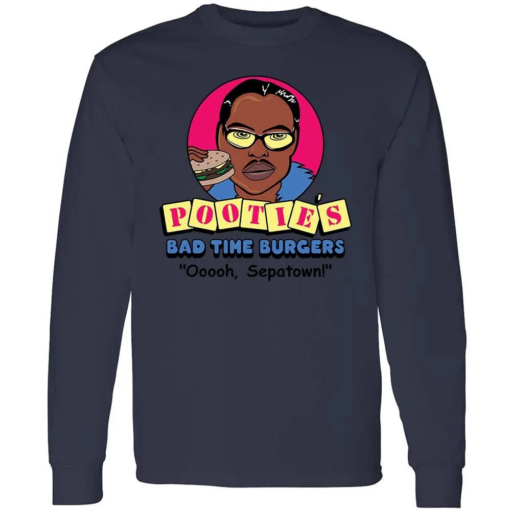 Pootie's Bad Time Burgers - Navy - 13