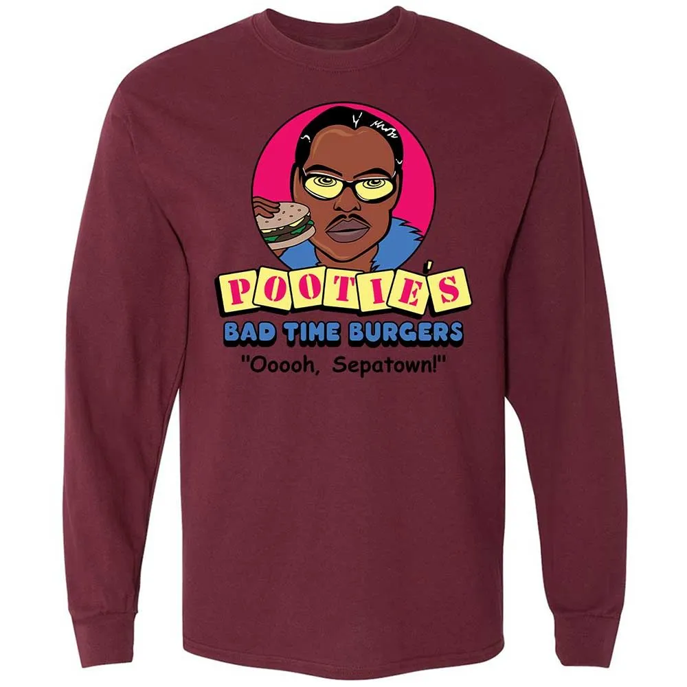 Pootie's Bad Time Burgers - Maroon - 16