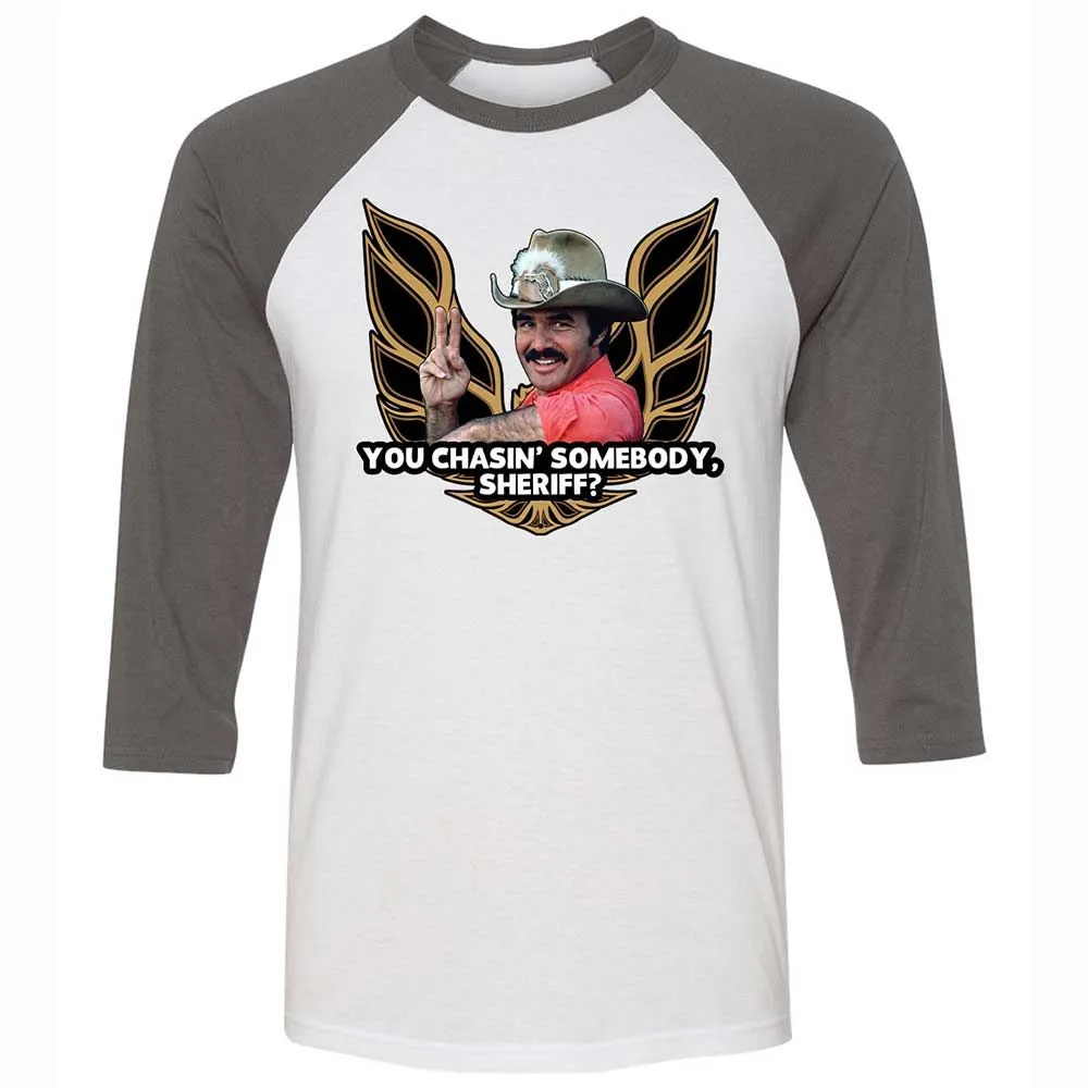 Unisex 3/4 Baseball Tee - C28HL13L - White/Asphalt - 2