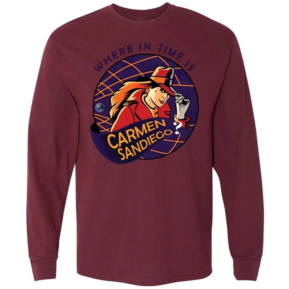 Where in Time Is Carmen Sandiego - Maroon - 16