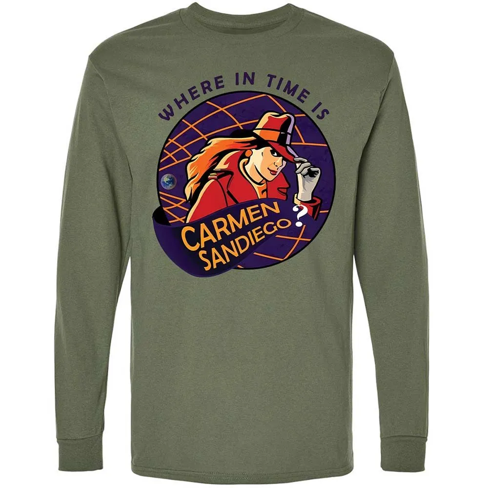 Where in Time Is Carmen Sandiego - Military Green - 19