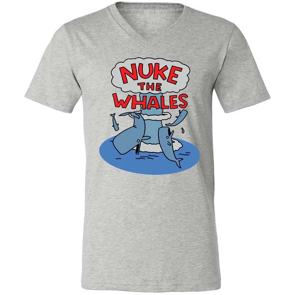 Nuke the Whales - Athletic Heather - 2