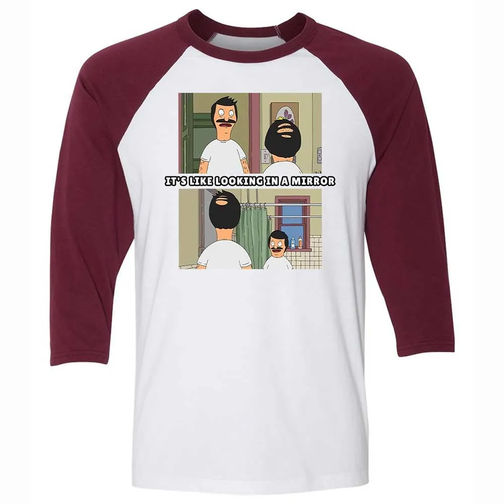 It's like looking in a mirror - White/Maroon - 7