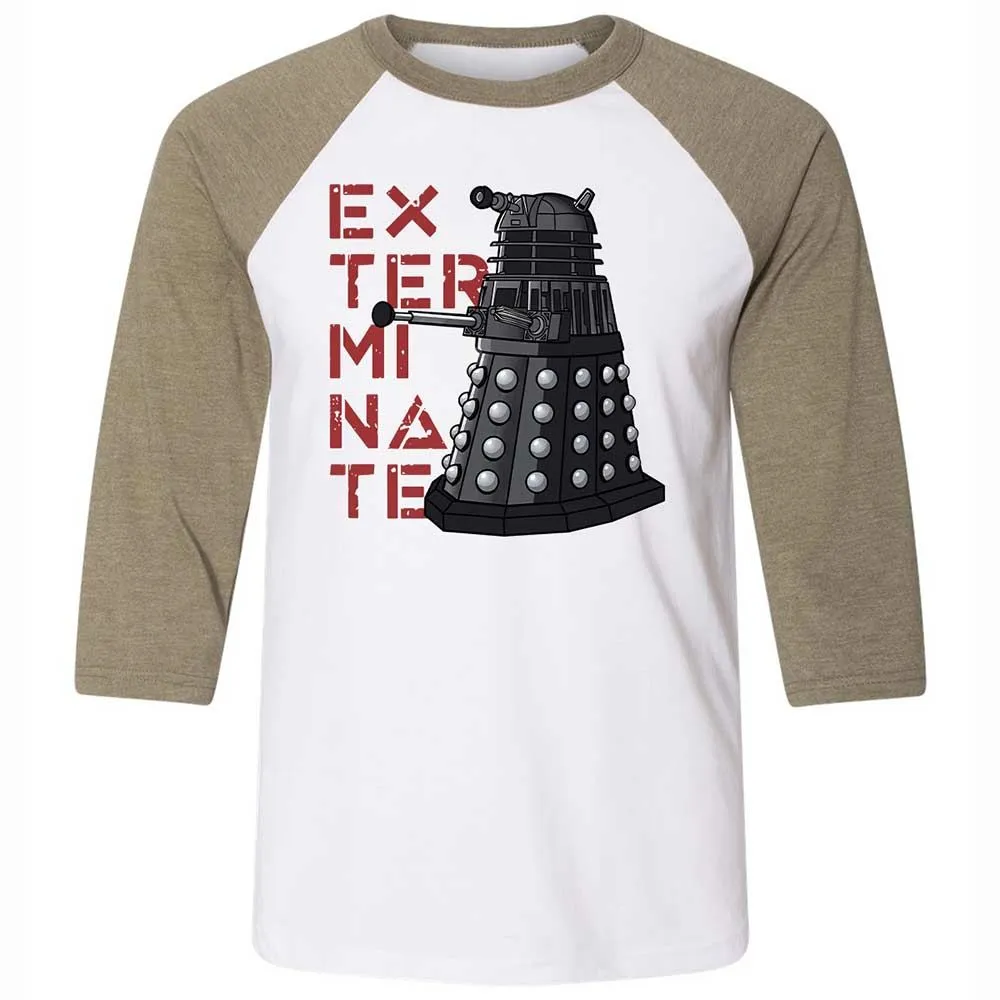 Dalek Exterminate - White/Heather Olive - 4