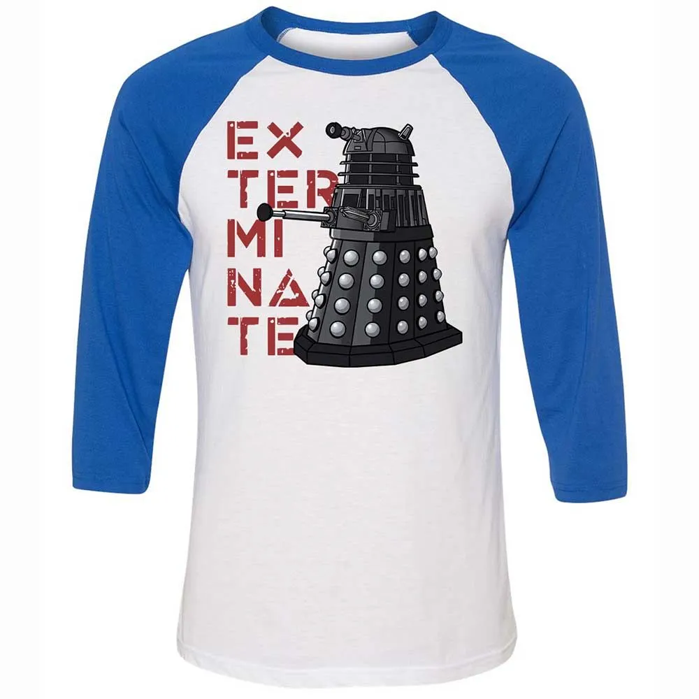 Dalek Exterminate - White/True Royal - 10