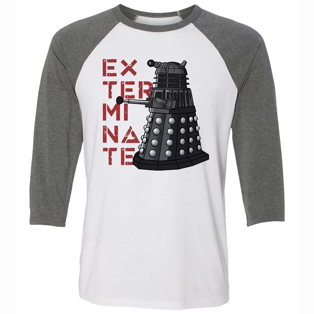 Dalek Exterminate - White/Deep Heather - 11