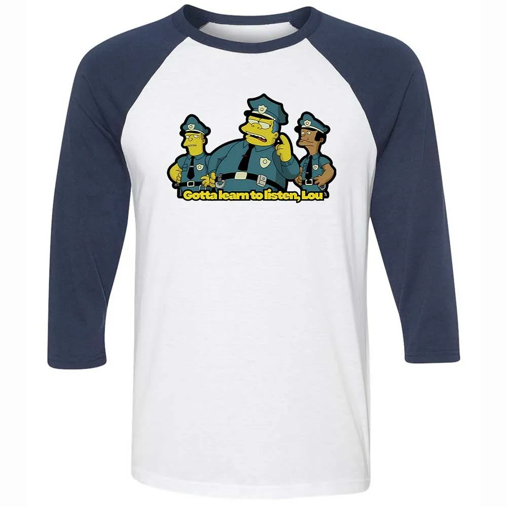 Gotta learn to listen, Lou - White/Navy - 8