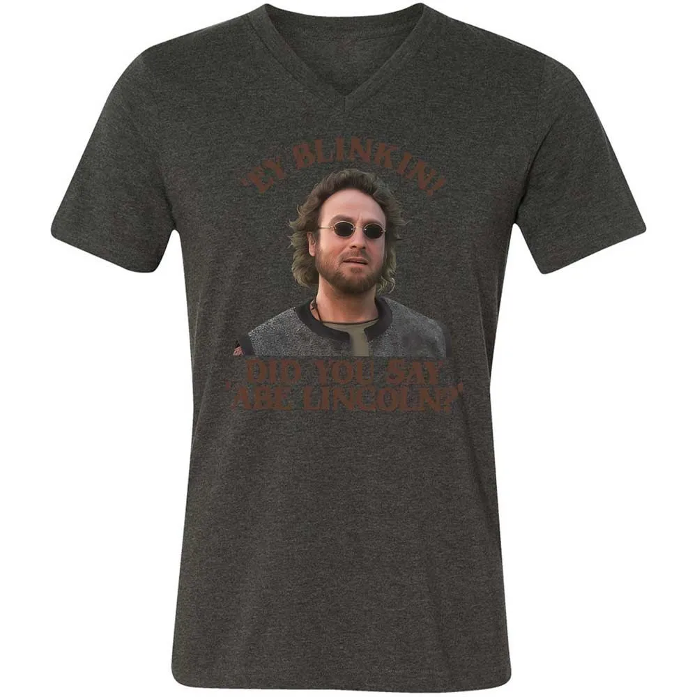 Did You Say Abe Lincoln - Dark Grey Heather - 8