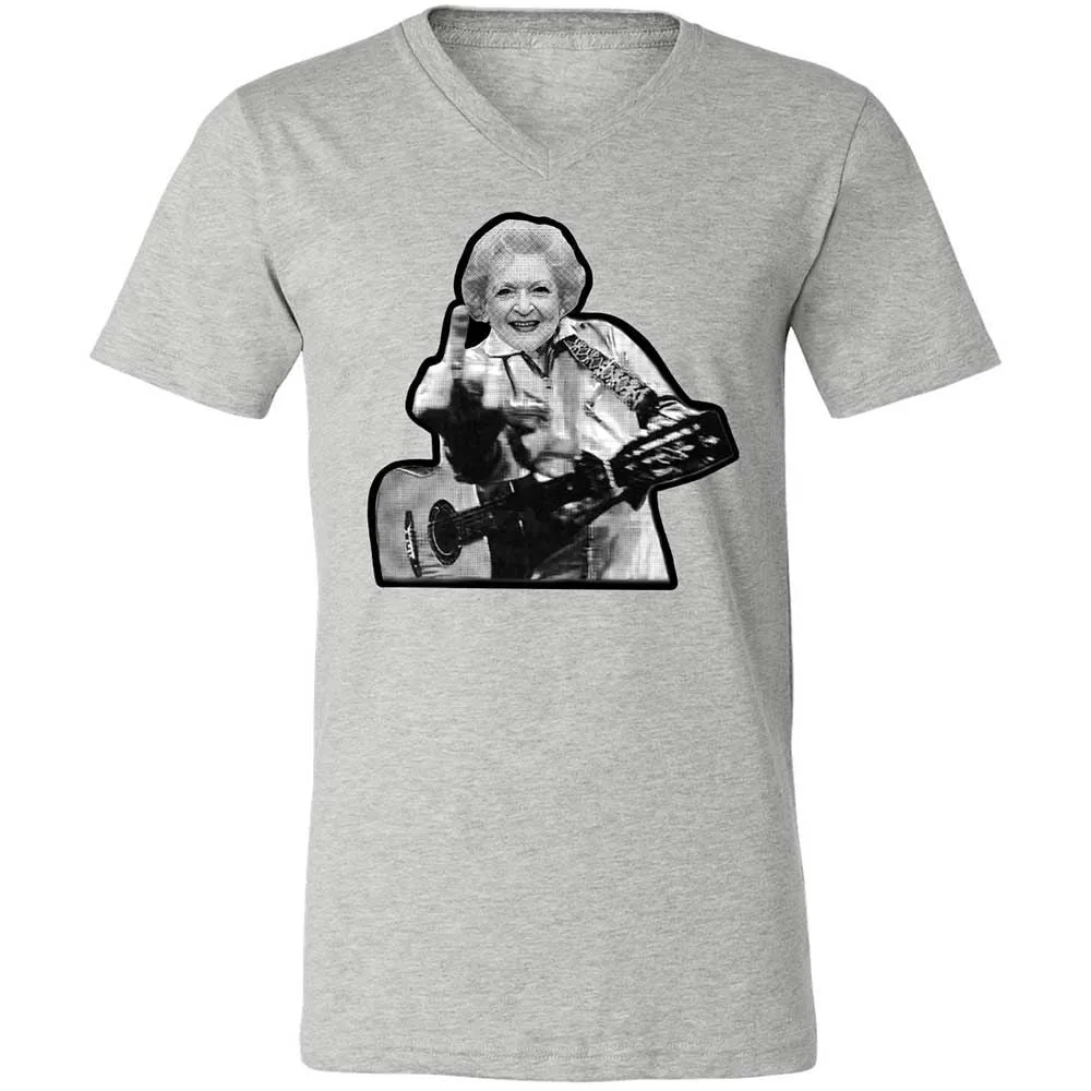 Unisex V-Neck T-Shirt - 8RN69VXF - Athletic Heather - 2