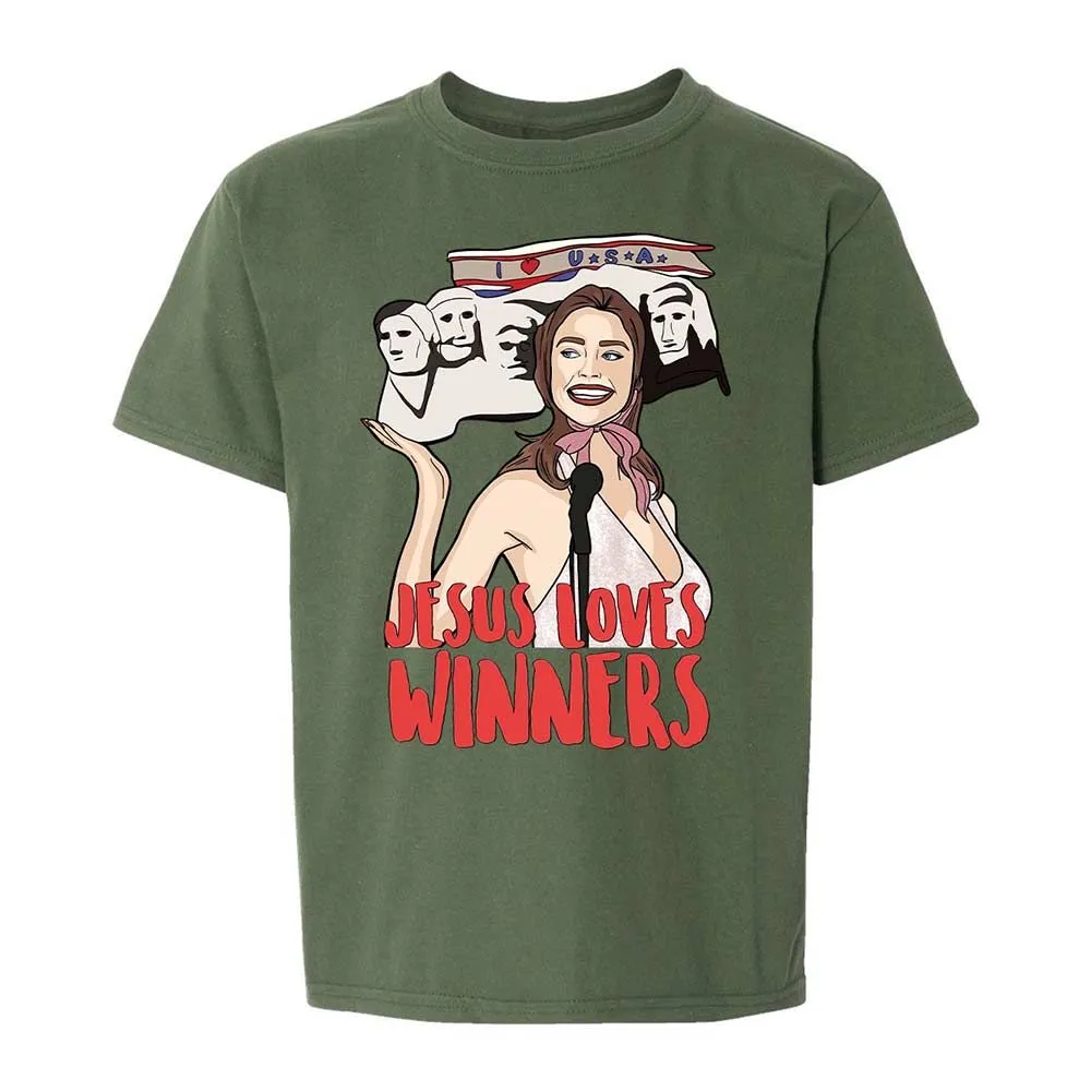 He Loves Winners - Military Green - 20