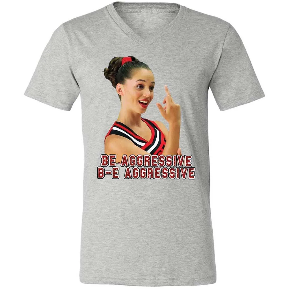 Unisex V-Neck T-Shirt - X23KM7CQ - Athletic Heather - 2