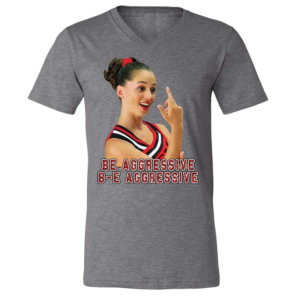 Unisex V-Neck T-Shirt - X23KM7CQ - Deep Heather - 9