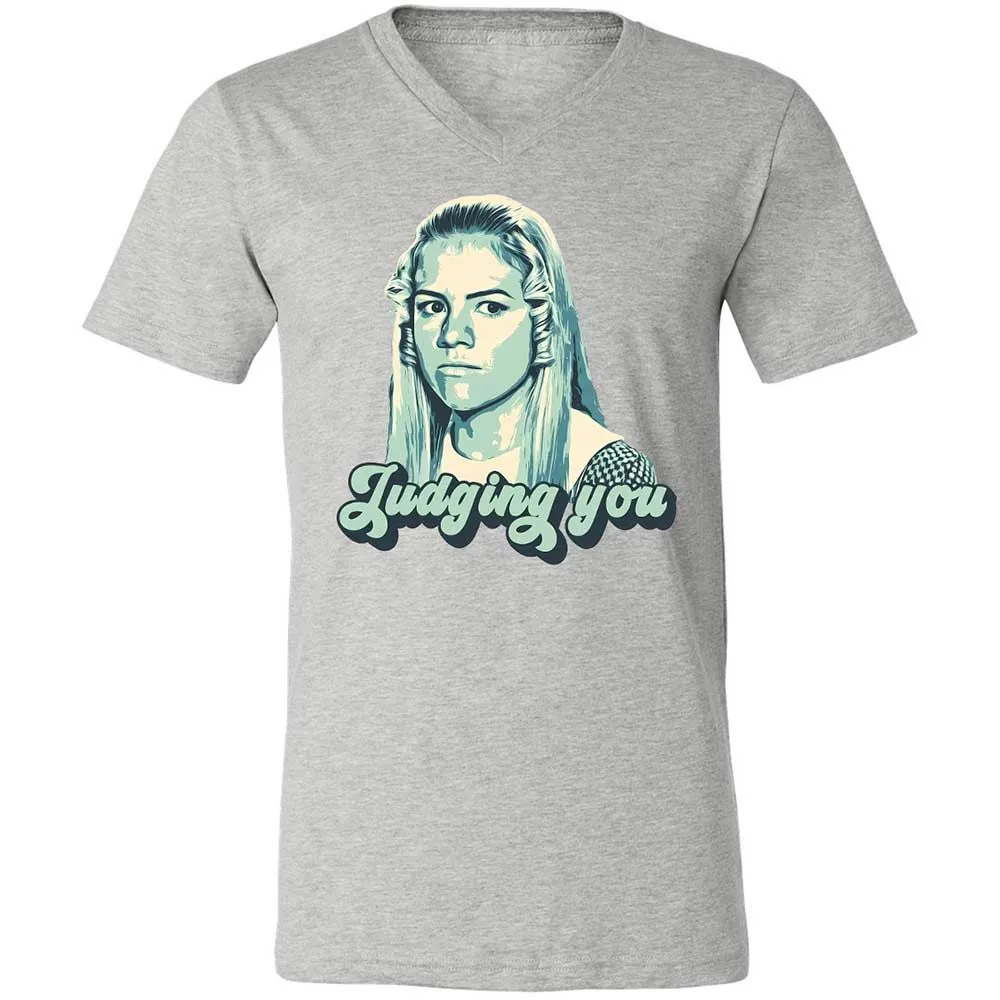 Unisex V-Neck T-Shirt - AMK3EHDQ - Athletic Heather - 2