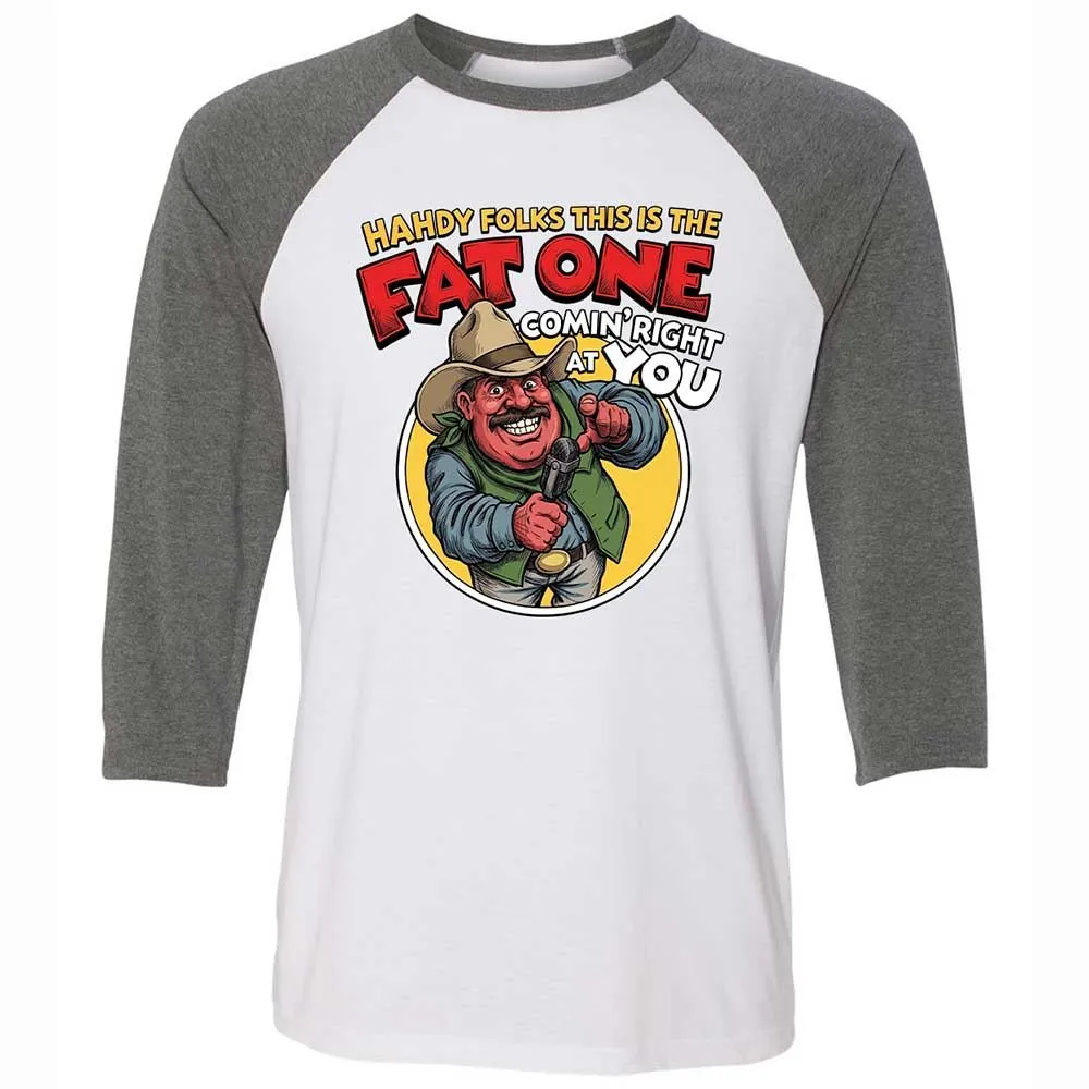 Fat One comin' right at you - White/Deep Heather - 11