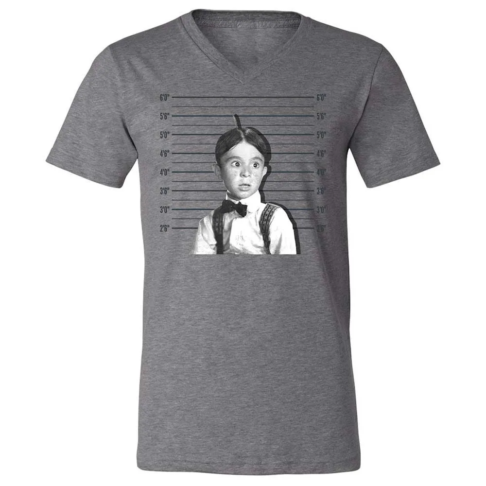 Unisex V-Neck T-Shirt - M89Y22R8 - Deep Heather - 9