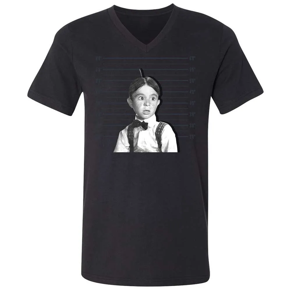Unisex V-Neck T-Shirt - M89Y22R8 - Black - 11