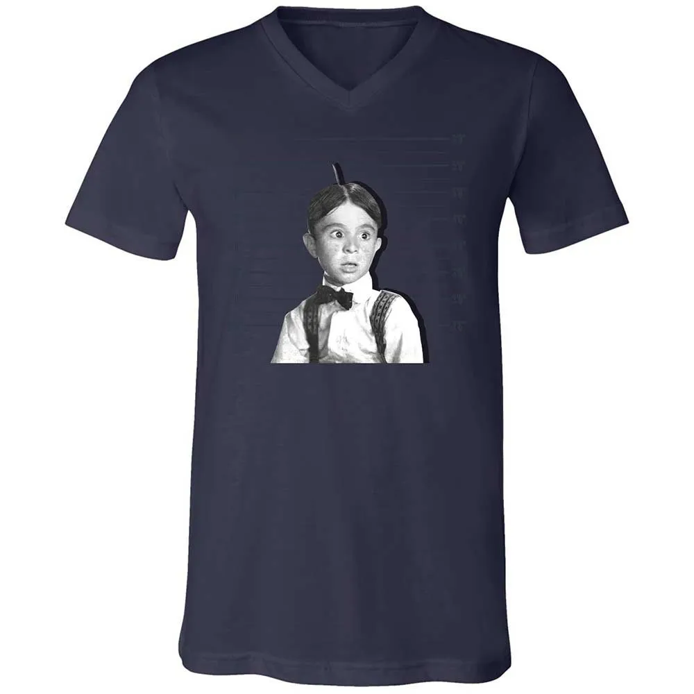 Unisex V-Neck T-Shirt - M89Y22R8 - Navy - 12