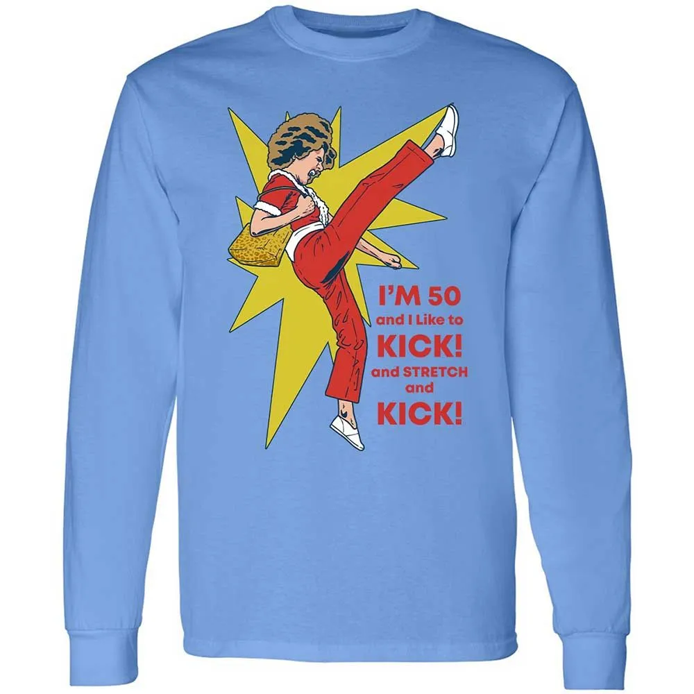 Long Sleeve T-Shirt - WKL347E9 - Carolina Blue - 5