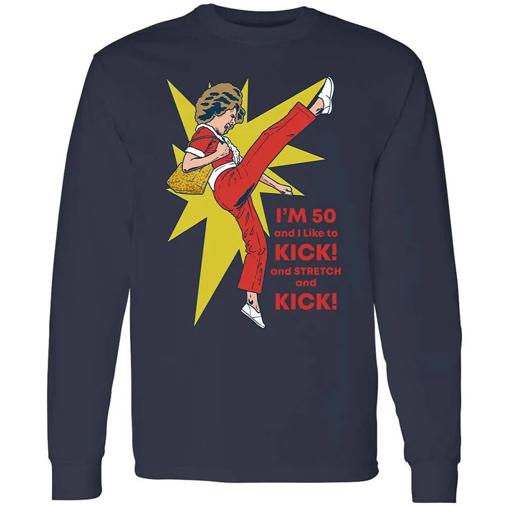 Long Sleeve T-Shirt - WKL347E9 - Navy - 13
