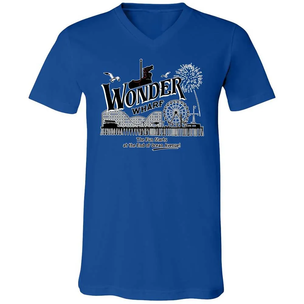 Unisex V-Neck T-Shirt - 9GY81CP5 - True Royal - 3