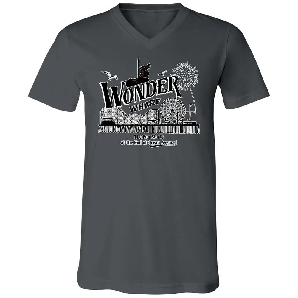 Unisex V-Neck T-Shirt - 9GY81CP5 - Asphalt - 16