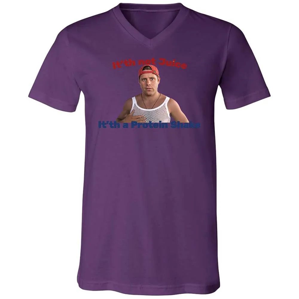 Unisex V-Neck T-Shirt - SH4TAFSV - Team Purple - 10