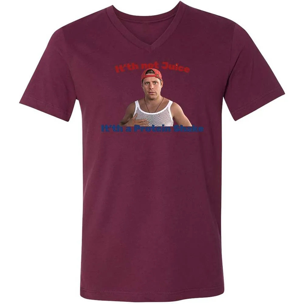 Unisex V-Neck T-Shirt - SH4TAFSV - Maroon - 14