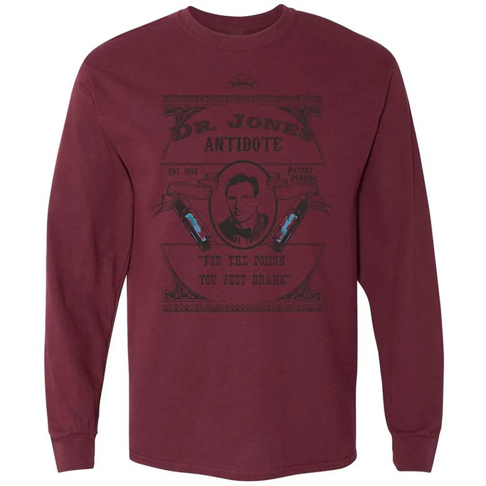 Long Sleeve T-Shirt - X5BF7B7D - Maroon - 16