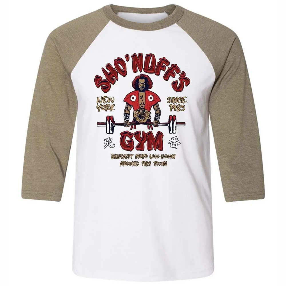 Sho'nuff's Gym - White/Heather Olive - 4