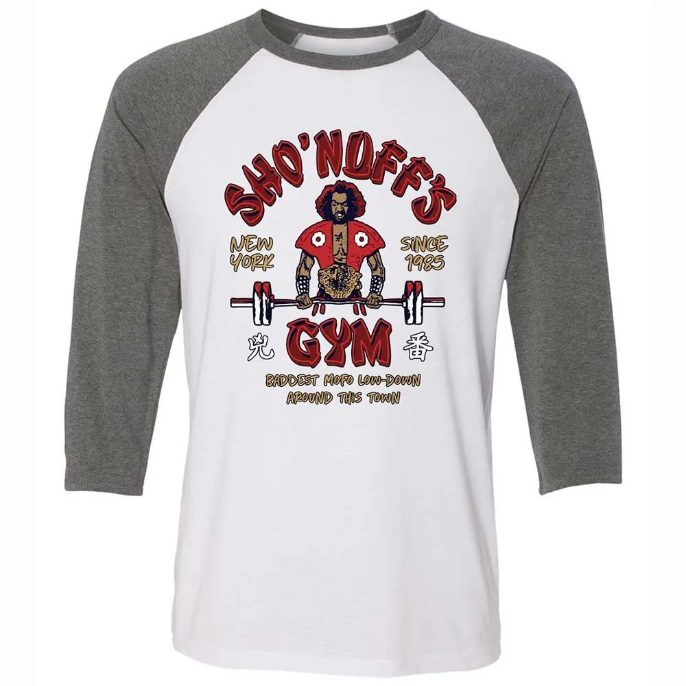 Sho'nuff's Gym - White/Deep Heather - 11